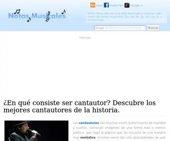 Notasmusicales.org(Notas) Screenshot