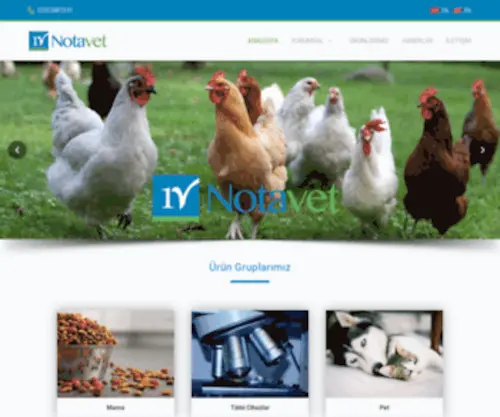 Notavet.com.tr(Veteriner) Screenshot