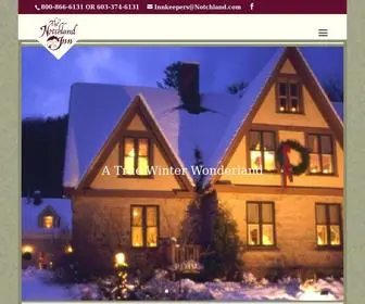 Notchland.com(New Hampshire Romantic Country Inn) Screenshot