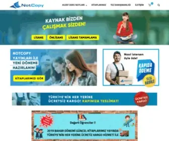 Notcopyyayinlari.com(Notcopy Yayınları) Screenshot