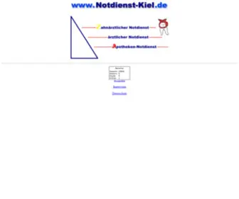 Notdienst-Kiel.de(Medizinischer) Screenshot