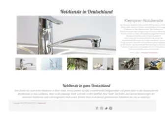 Notdienste.eu(Notdienste in Deutschland) Screenshot