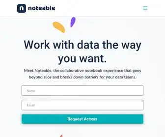 Noteable.io(Boost Data Collaboration with Notebooks) Screenshot