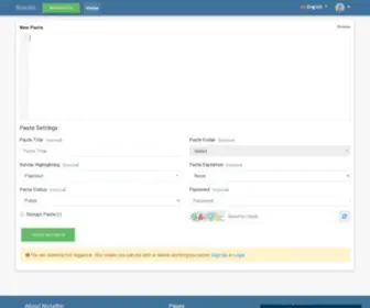 Notebin.xyz(Pastebin) Screenshot