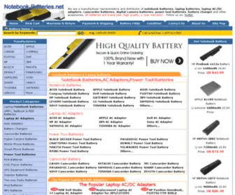 Notebook-Batteries.net(Replacement Notebook Batteries) Screenshot