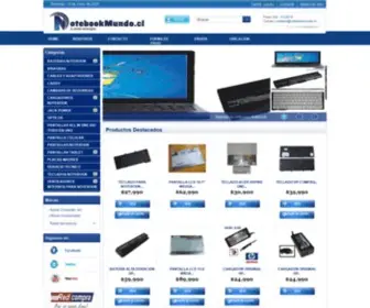 Notebookmundo.cl(Comprar Baterías Para Notebook) Screenshot