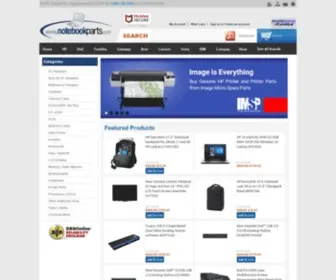 Notebookparts.com(Buy laptop parts and notebook parts for your notebook and laptop computers) Screenshot