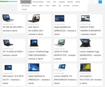 Notebookrecenze.eu(Recenze notebook) Screenshot