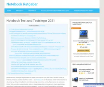 Notebooks-Tests.de(Alle Testberichte und Vergleichssieger 2021 auf einen Blick) Screenshot