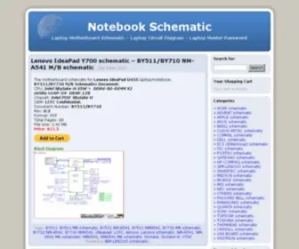 Notebookschematic.com(Laptop Schematic) Screenshot