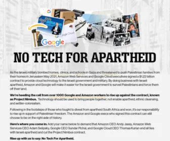 Notechforapartheid.com(Notechforapartheid) Screenshot