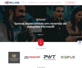 Noteclass.com.br(Tecnologia que move seus negócios) Screenshot