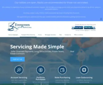 Notecollection.com(Evergreen Note Servicing) Screenshot
