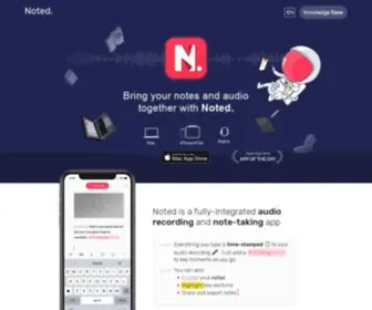 Notedapp.io(Noted App) Screenshot