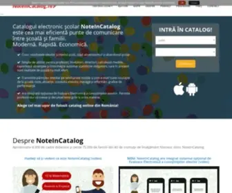 Noteincatalog.ro(Catalogul scolar online) Screenshot