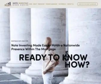 Noteinvestingmadeeasier.com(Note Investing) Screenshot