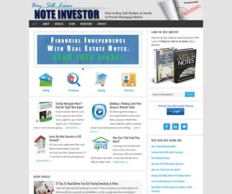 Noteinvestor.com(Note Investor) Screenshot
