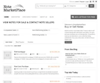 Notemarketplace.com(Note Marketplace) Screenshot