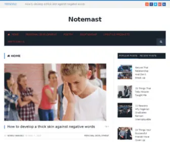 Notemast.com(Notemast) Screenshot