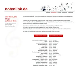 Notenlink-Shop.de(Alle Noten) Screenshot