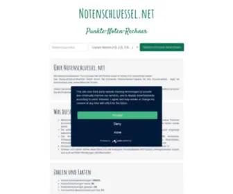 Notenschluessel.net(Online punkte) Screenshot