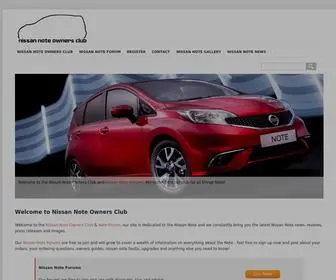 Noteownersclub.co.uk(Nissan Note Owners Club) Screenshot