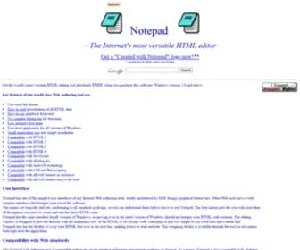 Notepad.org(The BEST HTML EDITOR) Screenshot