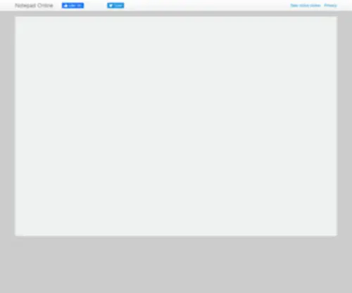Notepadonline.net(Take notes online with this notepad for your computer or phone) Screenshot