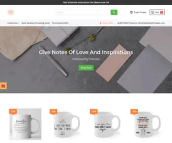 Notesandthreads.com(Our passion) Screenshot