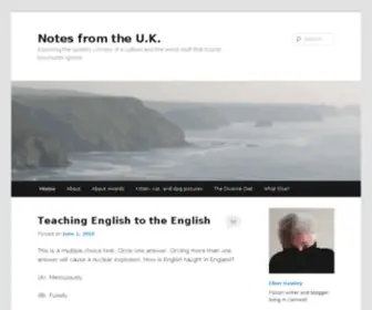 Notesfromtheuk.com(Notes from the U.K) Screenshot