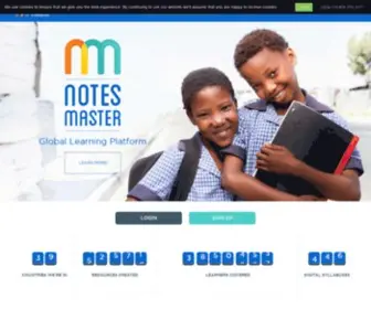 Notesmaster.com(Global Learning Platform) Screenshot