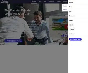 Notestrader.com(Buy & Sell Mortgage Notes in Pools/Tapes) Screenshot
