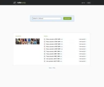 Noteswap.com(Noteswap) Screenshot