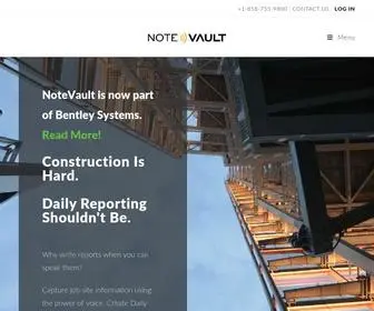 Notevault.com(Construction Daily Reports) Screenshot