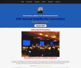 Noteworthyconvention.com(Forsale Lander) Screenshot