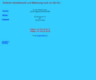 Notfallarzt.ch(Doktor Kraska Ihr Arzt der Hausbesuche macht) Screenshot