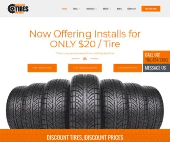 Nothingbuttires.com(Edmonton New & Used Tires) Screenshot