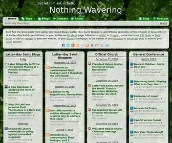 Nothingwavering.org(Latter-day Saint Blogs) Screenshot