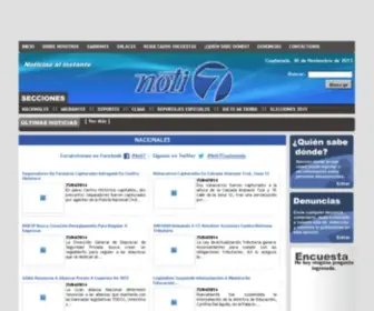 Noti7.com.gt(Noticias al Instante) Screenshot