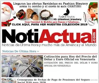 Notiactual.com(Noticias de Ultima Hora en Venezuela) Screenshot