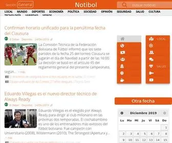 Notibol.com(Central de noticias de Bolivia) Screenshot