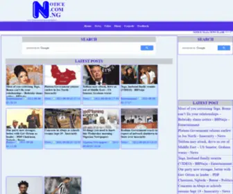 Notice.com.ng(Music) Screenshot