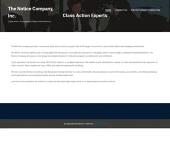Notice.com(Class Action Notices and Claims Administration) Screenshot