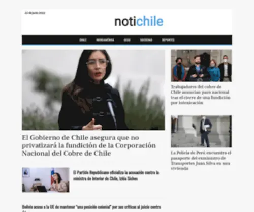 Notichile.cl(Noticias e información de actualidad) Screenshot