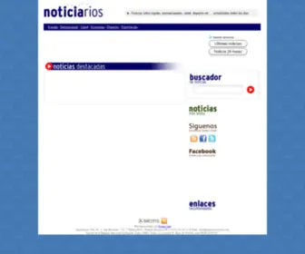 Noticiarios.com(Encuentra las noticias mas actuales a diario en temas como) Screenshot