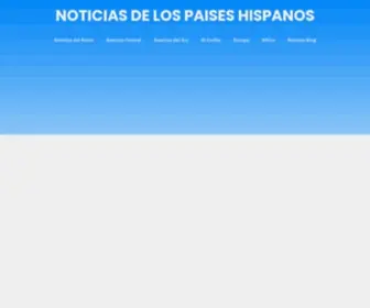 Noticias-Hispanas.com(Noticias de los paises hispanos) Screenshot
