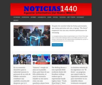 Noticias1440.com.ar(Noticias 1440) Screenshot