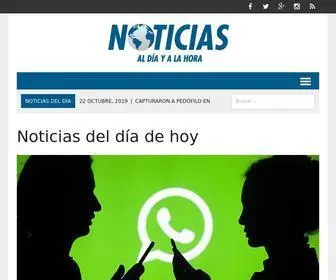 Noticiasaldiayalahora.co(Noticias al Día y a la Hora) Screenshot