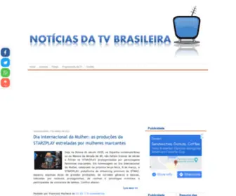 NoticiasdatvBrasileira.com.br(Noticias da tv brasileira) Screenshot