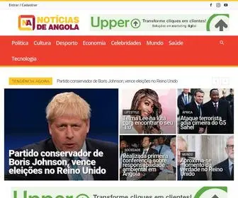Noticiasdeangola.co.ao(Noticias de Angola) Screenshot